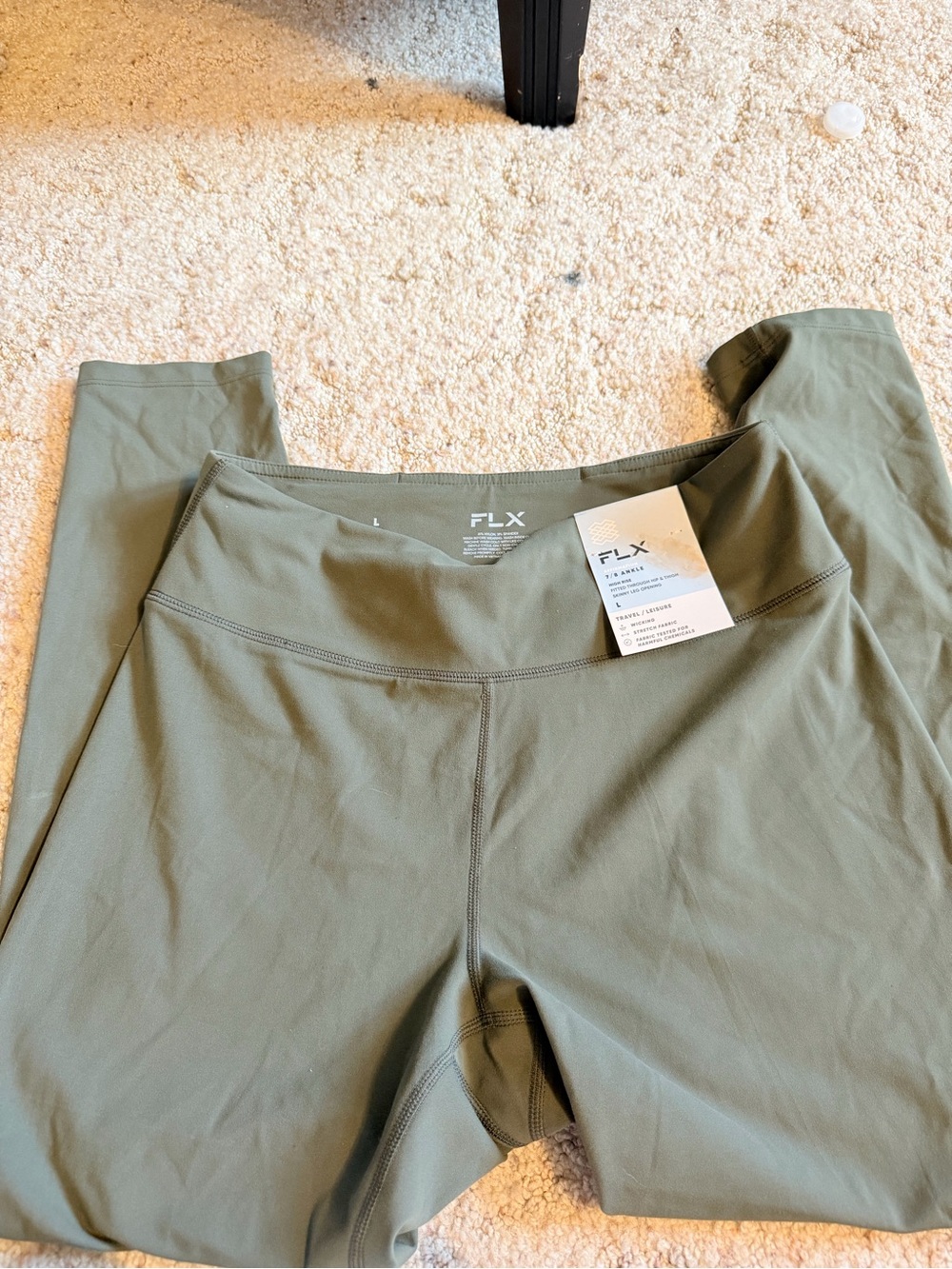 Olive Green Women’s FLX Active Leggings